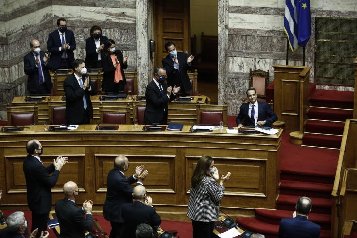 Η Βουλή των Ελλήνων ψήφισε τον προϋπολογισμό 2021 με 158 ψήφους